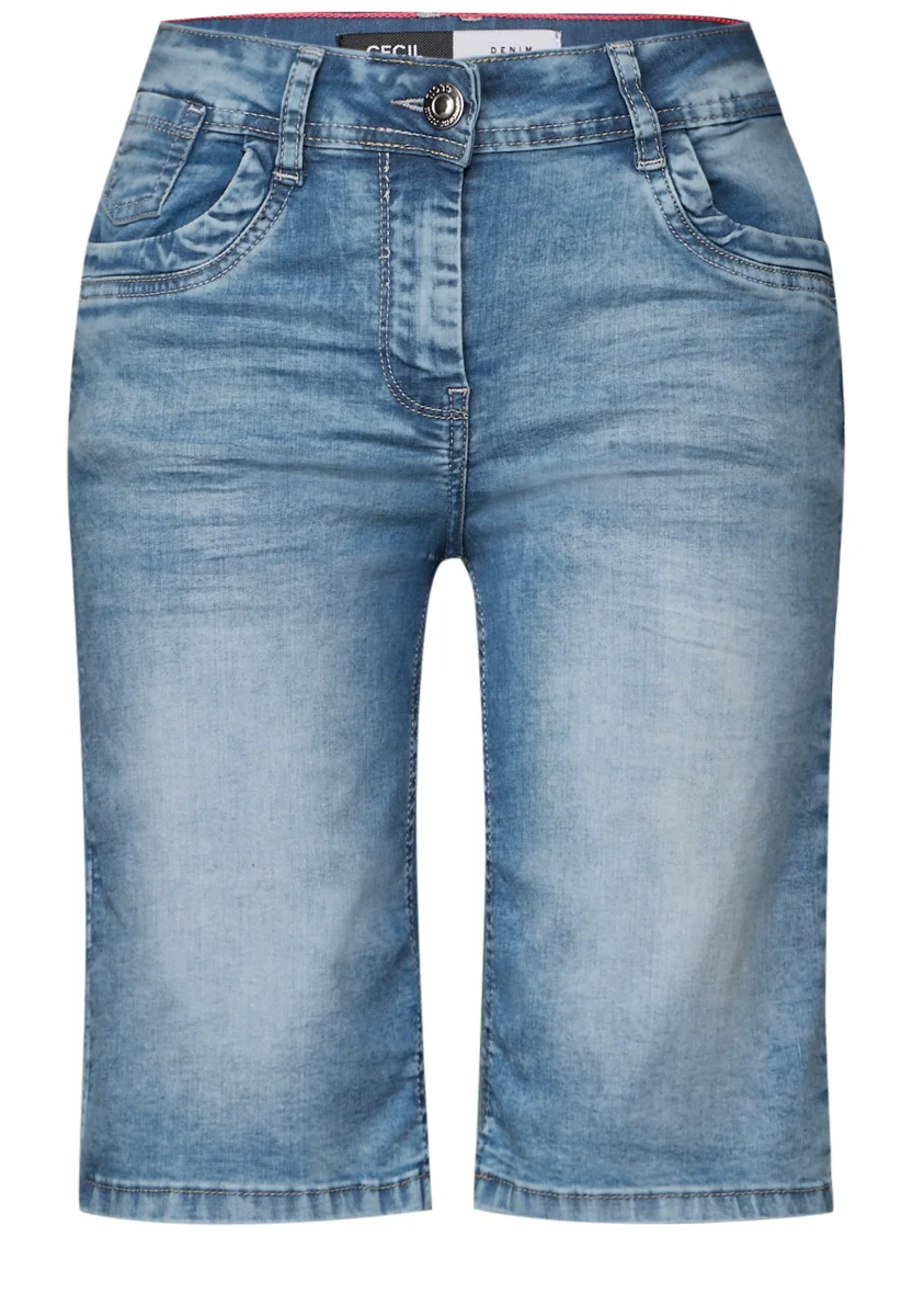 CECIL Jeansshorts Scarlett Damen Bequemer Casual Fit – Bild 2