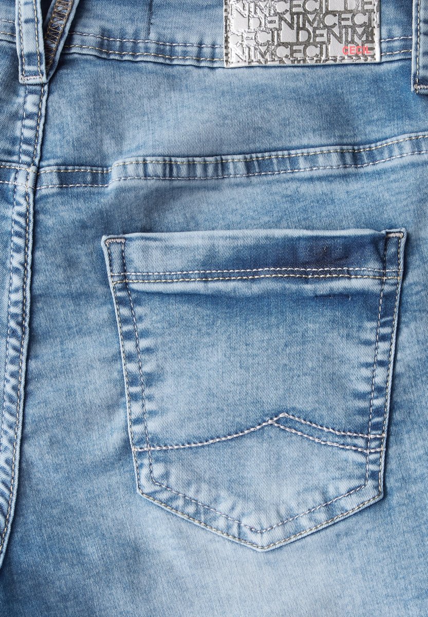 CECIL Jeansshorts Scarlett Damen Bequemer Casual Fit – Bild 4