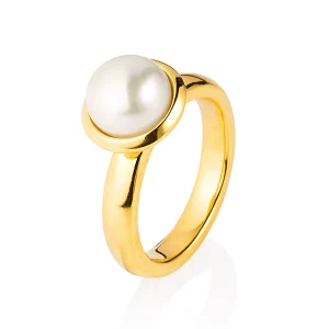 Rosenregen kleiner Ring mit Perle