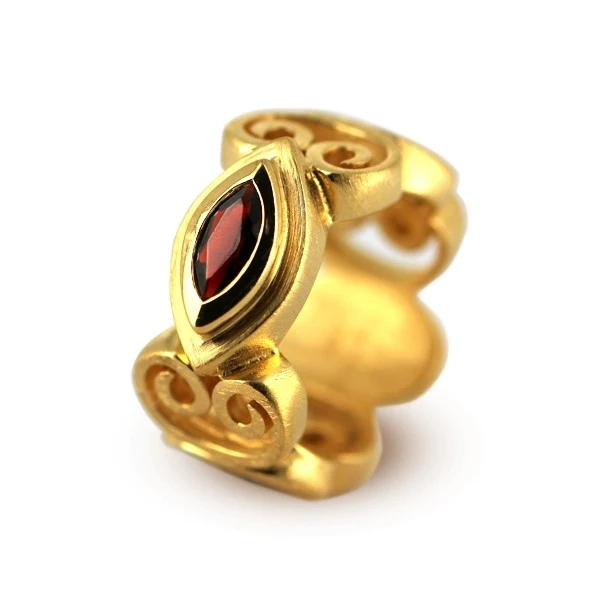 Mary Stuart kleiner Ring mit Granat – Bild 2